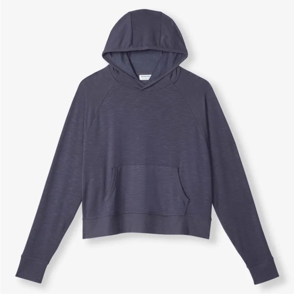 Tommy John Super Soft Terry Lounge Hoodie Parchment Medium - Picture 2 of 15